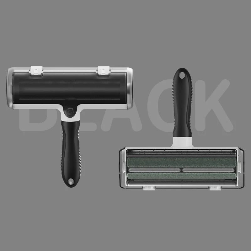 Removable Handle Solid ABS Material Self-Cleaning Reusable Pet Roller Brush Dog Brush Pet Cat Hair Remover Plush Roller Brush