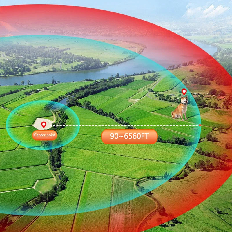 Pet dog smart collar outdoor portable electronic fence collar wireless dog fence