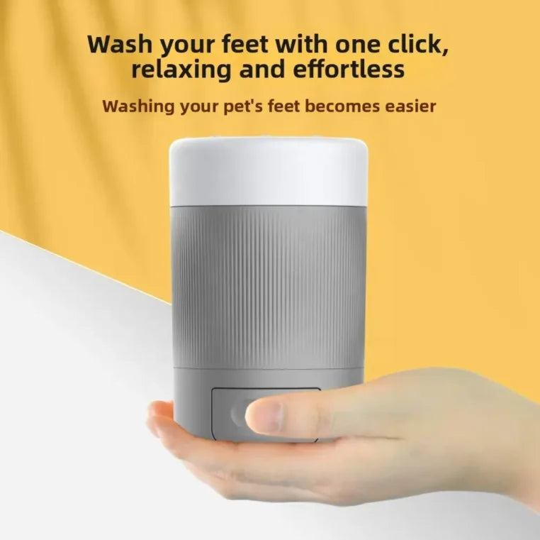 Wholesale New Products Plastic Pet Foot Bath Cup Tools Portable Dog Paws Cleaning Cup Pet Cleaning Beauty