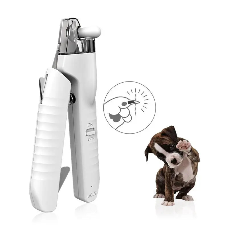 Pet Nail Trimmer Electric Cutter Beauty Products Cat and Dog Grinder Led Pet Nail Scissors Dog