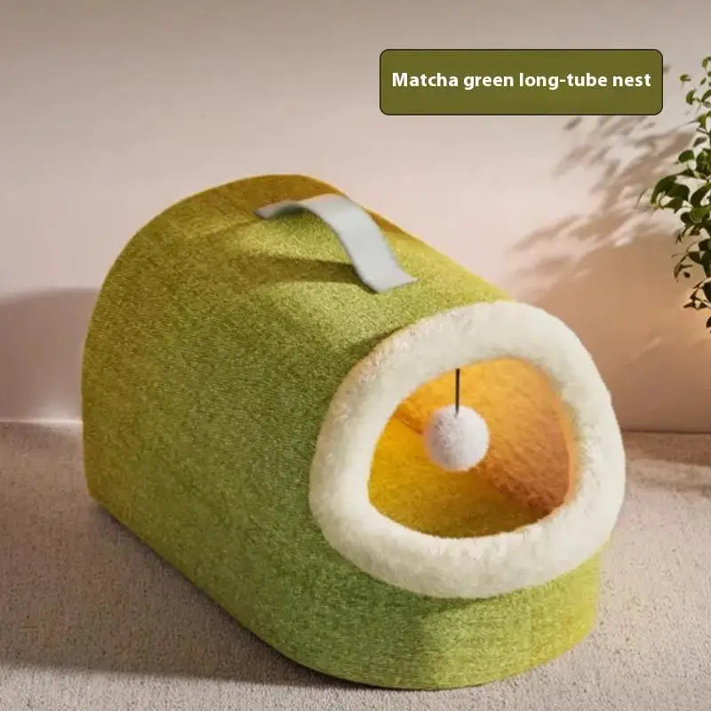 Autumn and winter warm closed cat and dog bed constant temperature heating large size pet electric blanket pet supplies