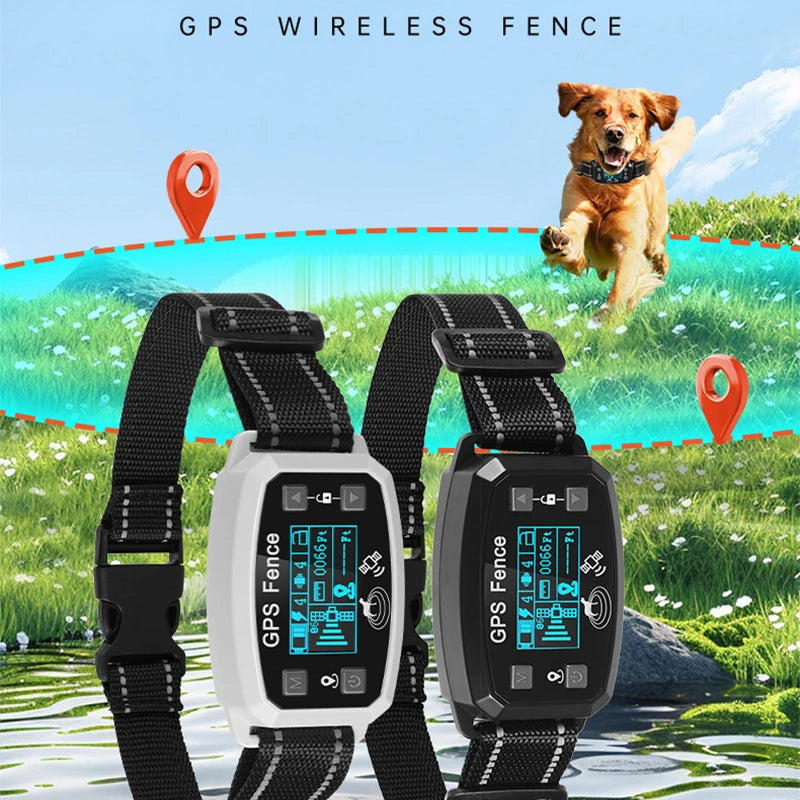 Pet dog smart collar outdoor portable electronic fence collar wireless dog fence