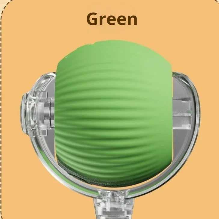 The latest indoor smart interactive cat toy electric cat tease toy silicone ball and tail pet interactive toy ball