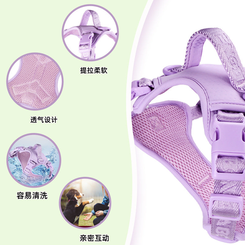 Chest strap, vest type, pet products, dog leash, walking dog chain