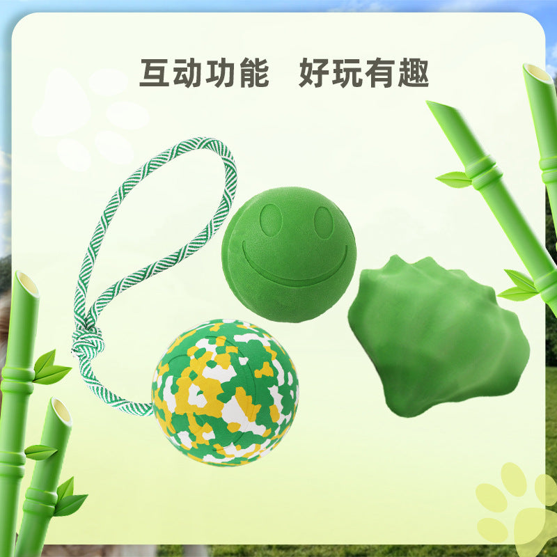 Customized pet toys dog dog toys bite-resistant teeth cleaning natural rubber chewing molar stick spot