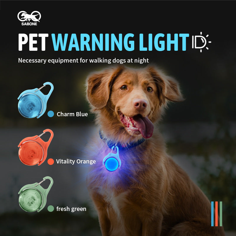 5ABONE Pet Warning light-IPX8 waterproof waterproof intelligent anti-lost lightweight