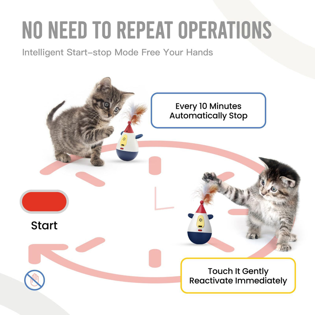 Tumbler cat laser interactive toy indoor automatic laser toy pet interactive toy Amazon hit