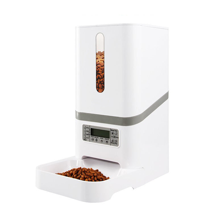 Manufacturer Cross-border Pet Automatic Feeder Four Meals Timed Quantitative 6L Cat and Dog Feeder Feeder Intelligent Feeder