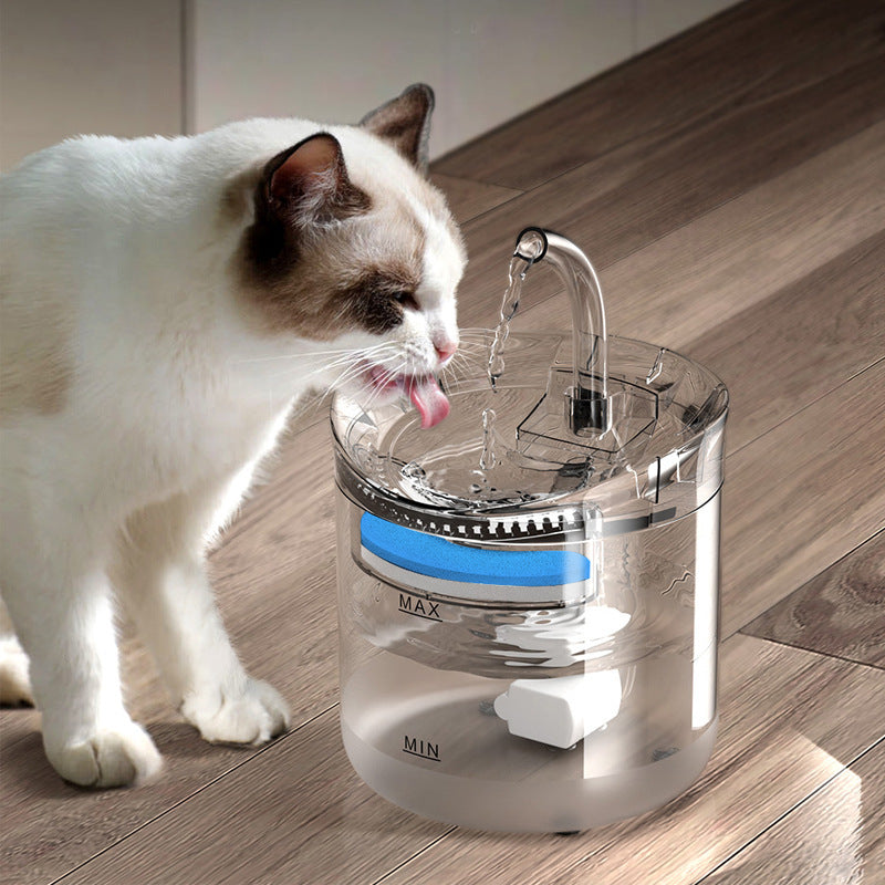 Pet water dispenser automatic circulation intelligent thermostatic cat and dog fountain water feeding kitten water drinker pet supplies wholesale