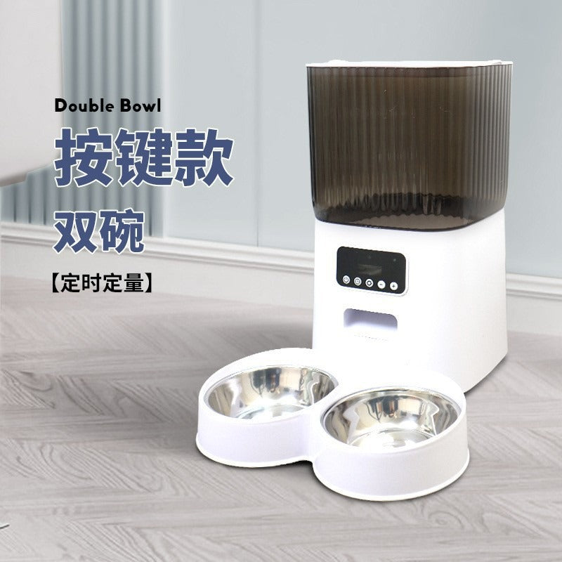 Cross-border explosive pet intelligent feeder cat supplies timing quantitative remote control automatic feeding camera
