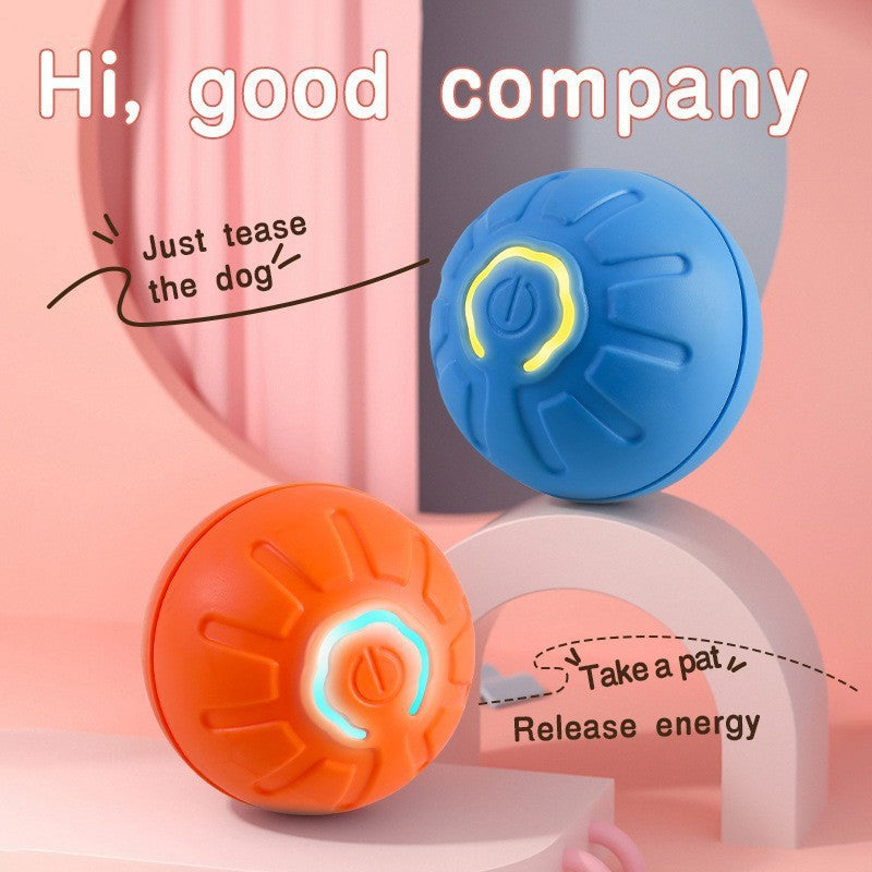 Pet attractive force bouncing ball intelligent dog teaser artifact automatic dog walking ball self-hi to relieve boredom dog toy