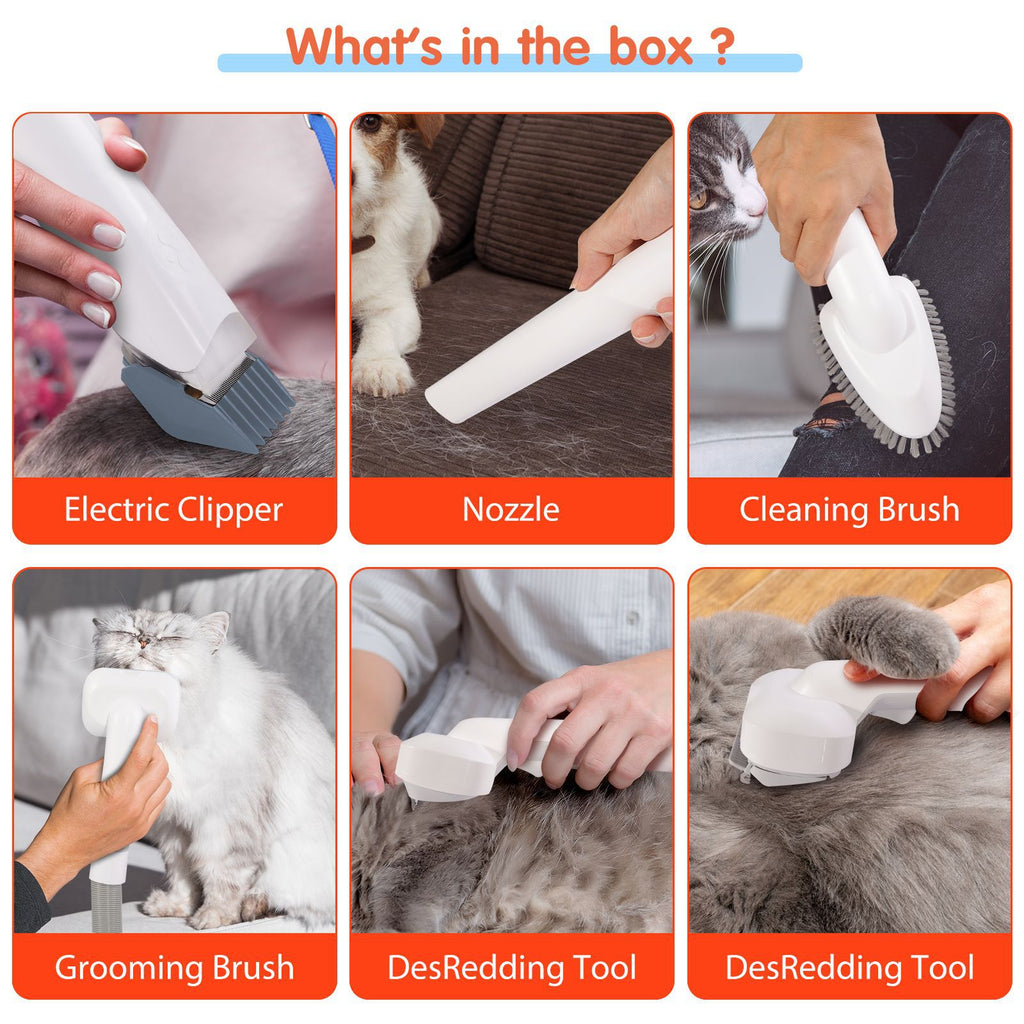 Pet vacuum cleaner all-in-one machine pet care machine pet haircut set X1