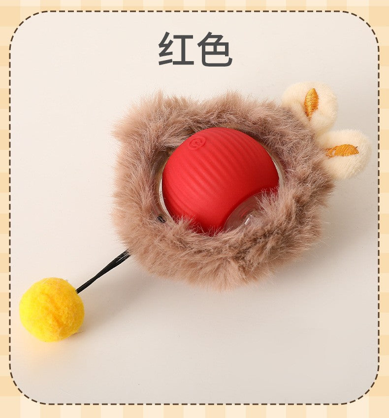 Pet attractive force bouncing ball intelligent dog teaser artifact automatic dog walking ball self-hi to relieve boredom dog toy