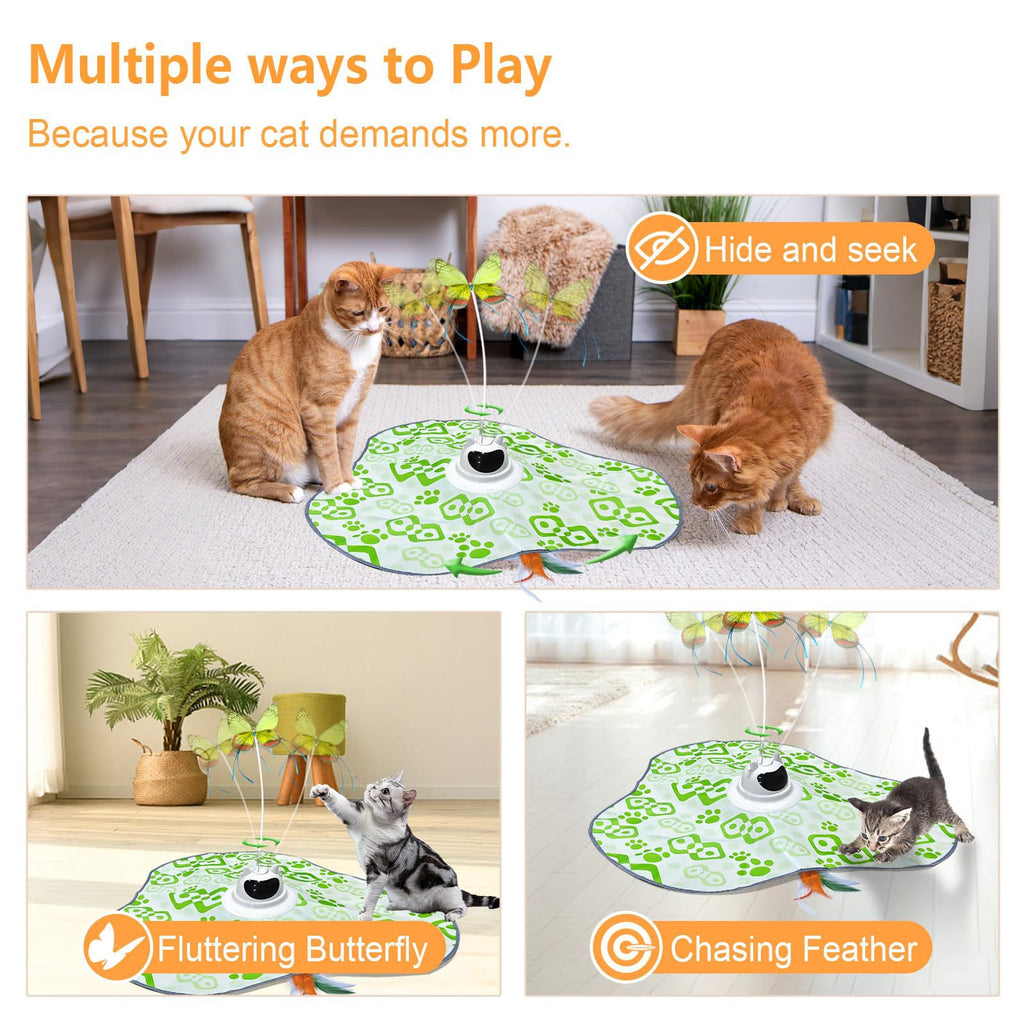 cat toy hunting cover pet game house multi-entrance hiding cover self-fun game cover