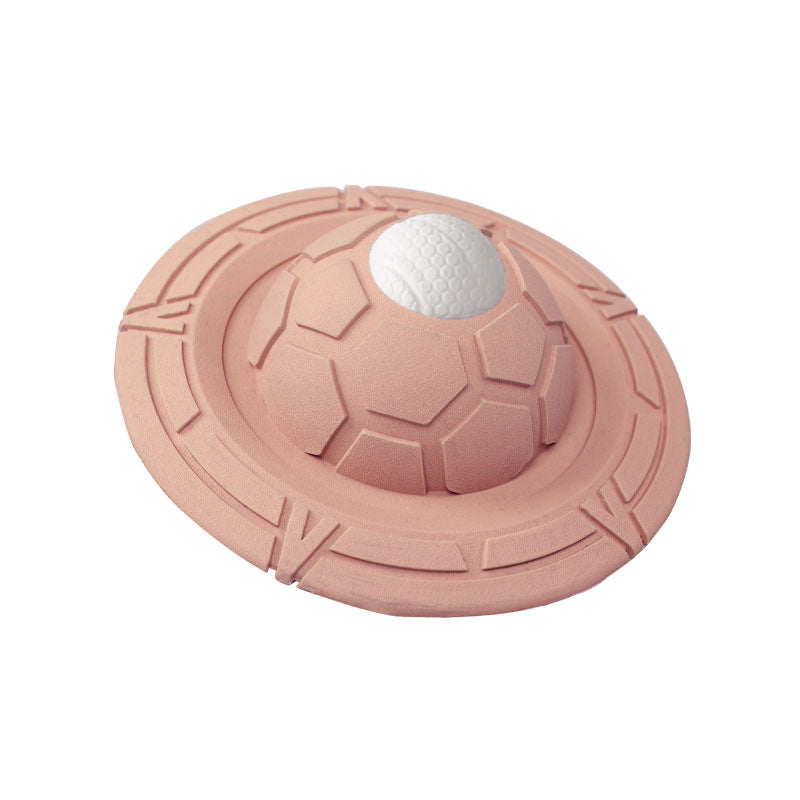 Custom Pet Toy Rubber Frisbee Tear and Bite Resistance Training Interactive Dog Frisbee Large Dog