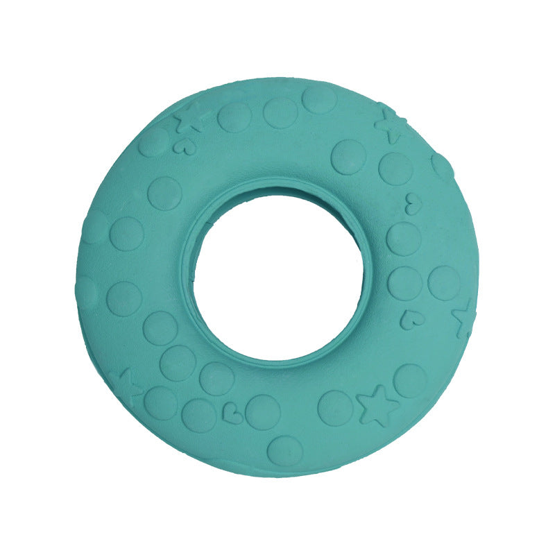 Bio-based biodegradable natural rubber donuts Pet toys, dog toys Cleansing and leaking food