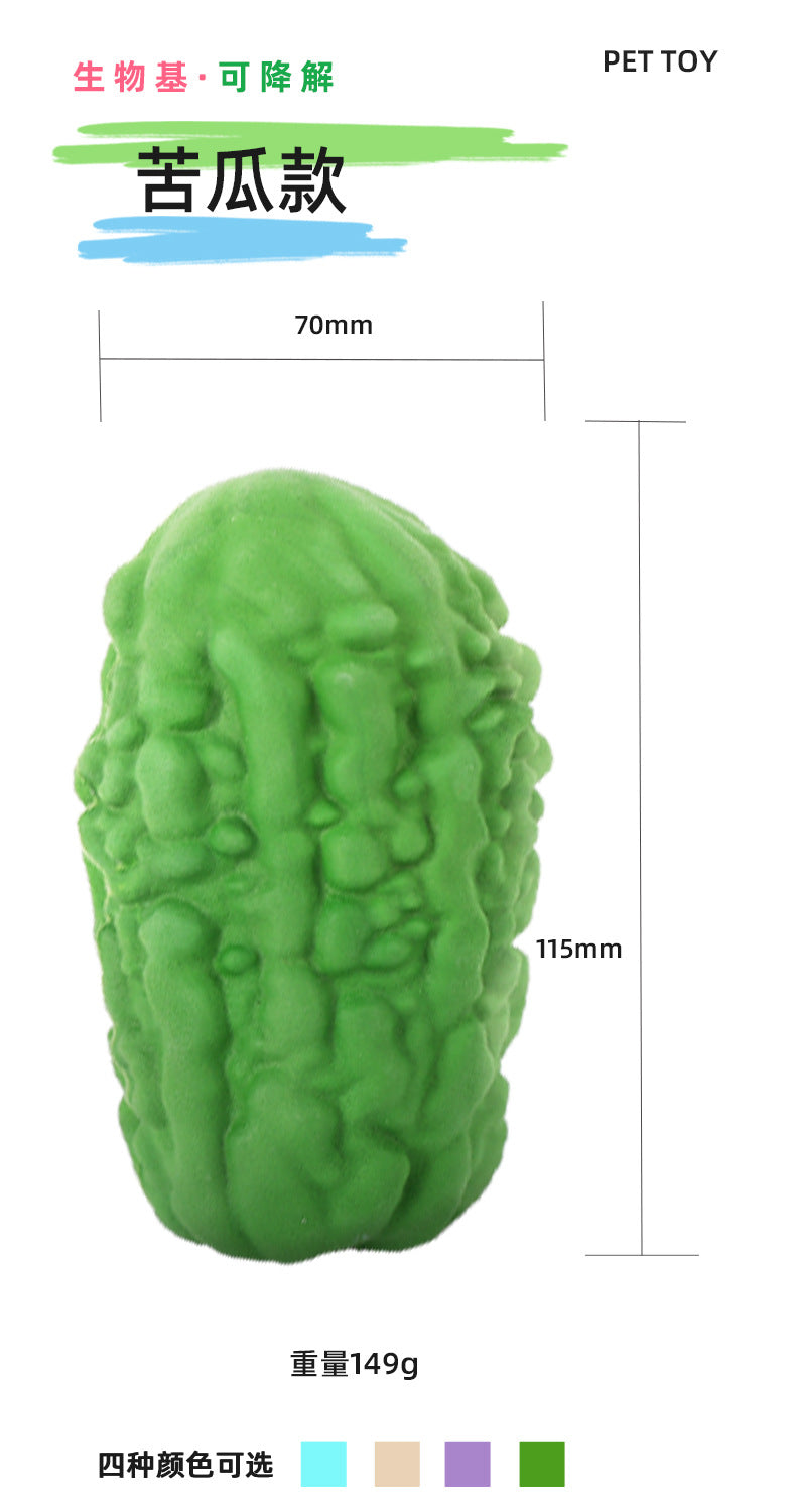 Customized pet toys dog dog toys bite-resistant teeth cleaning natural rubber chewing molar stick spot