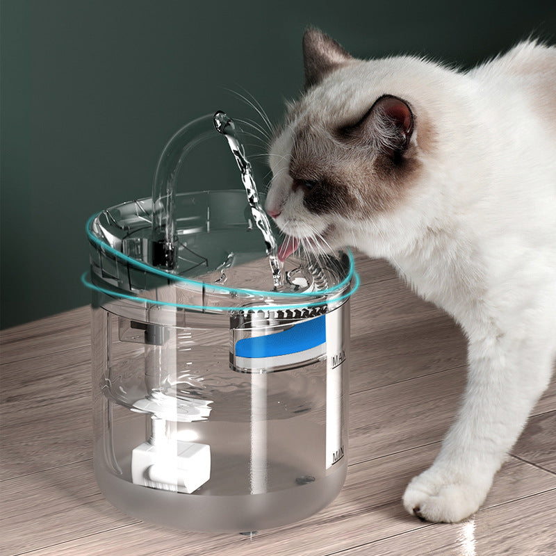 Pet water dispenser automatic circulation intelligent thermostatic cat and dog fountain water feeding kitten water drinker pet supplies wholesale