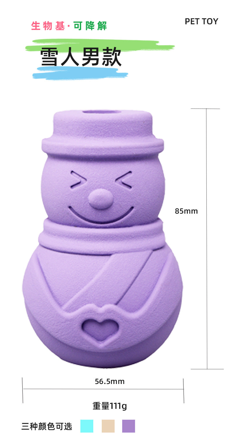 Customized pet toys dog dog toys bite-resistant teeth cleaning natural rubber chewing molar stick spot