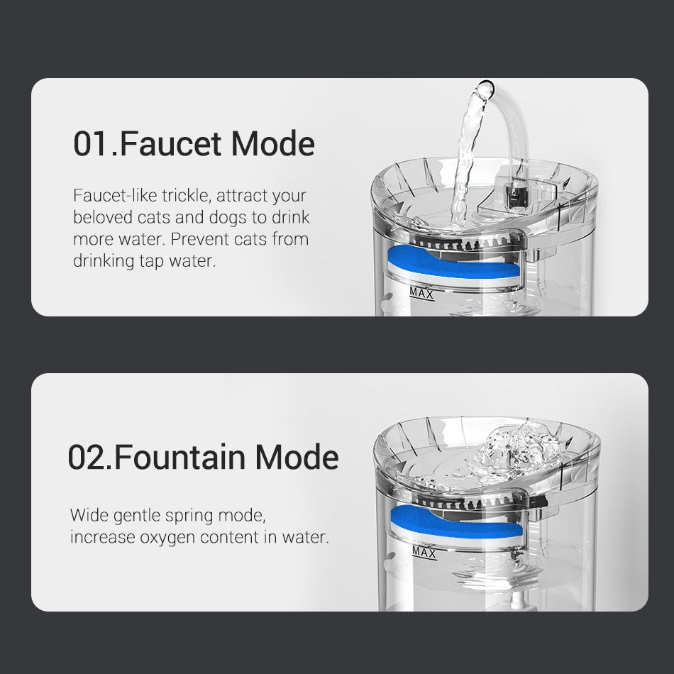Pet water dispenser automatic circulation intelligent thermostatic cat and dog fountain water feeding kitten water drinker pet supplies wholesale