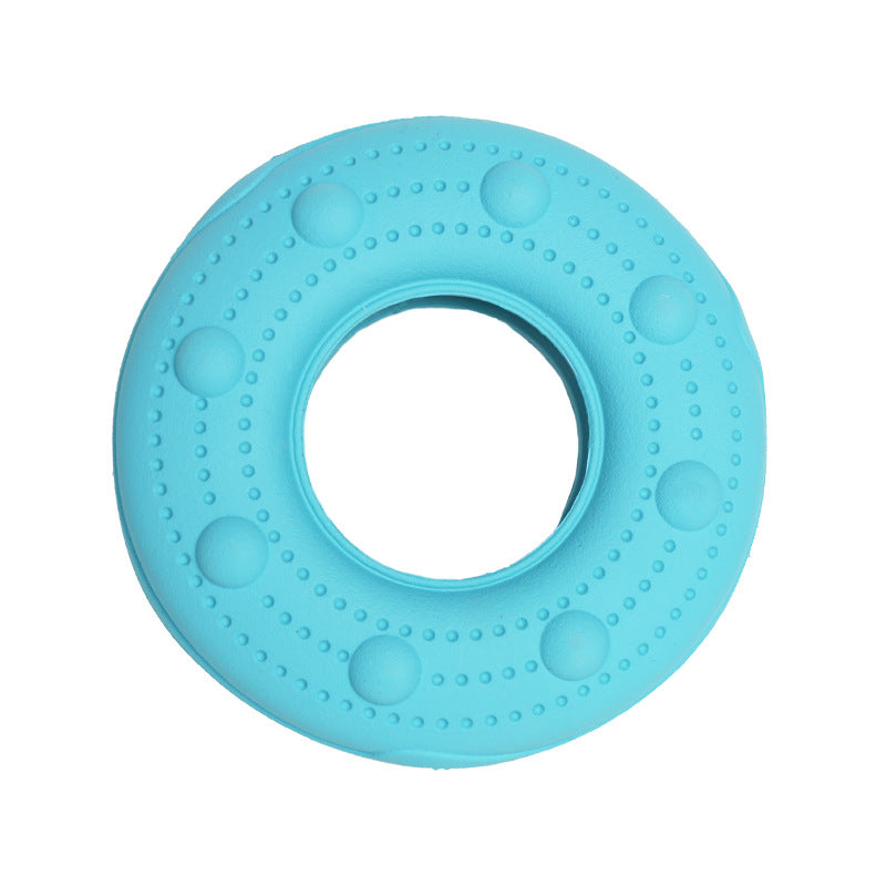 Bio-based biodegradable natural rubber donuts Pet toys, dog toys Cleansing and leaking food