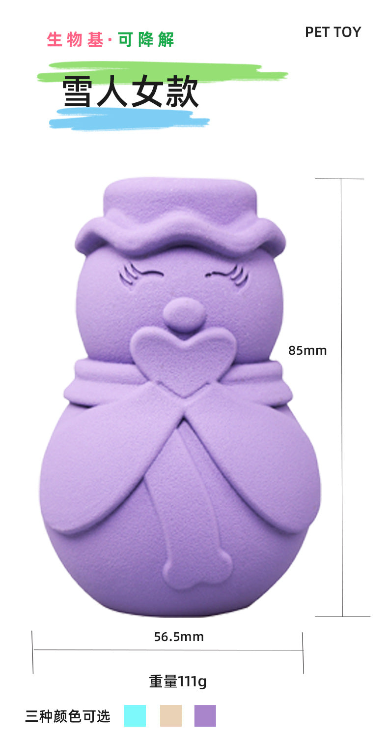 Customized pet toys dog dog toys bite-resistant teeth cleaning natural rubber chewing molar stick spot