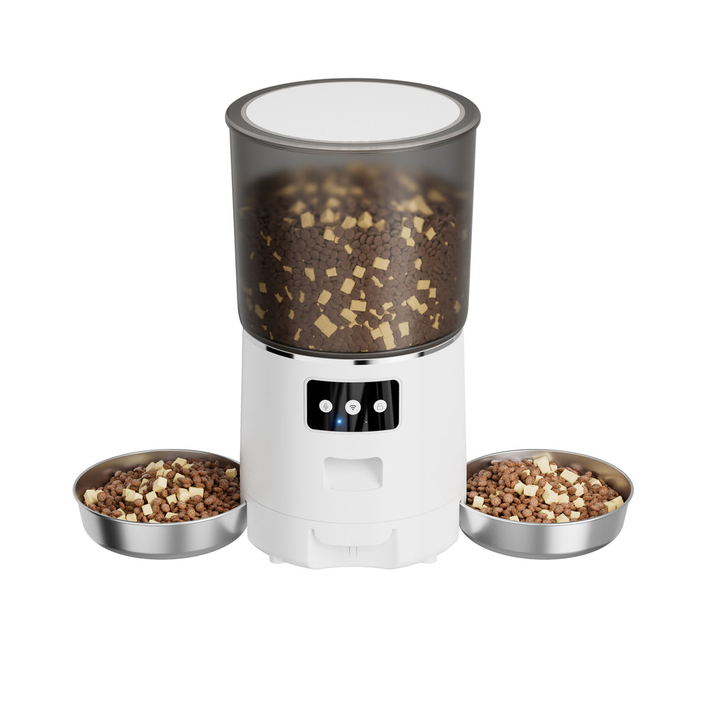 Pet feeder Circulating feeder Cat and dog food warehouse Quantitative timing Meal machine intelligence Intelligent feeder