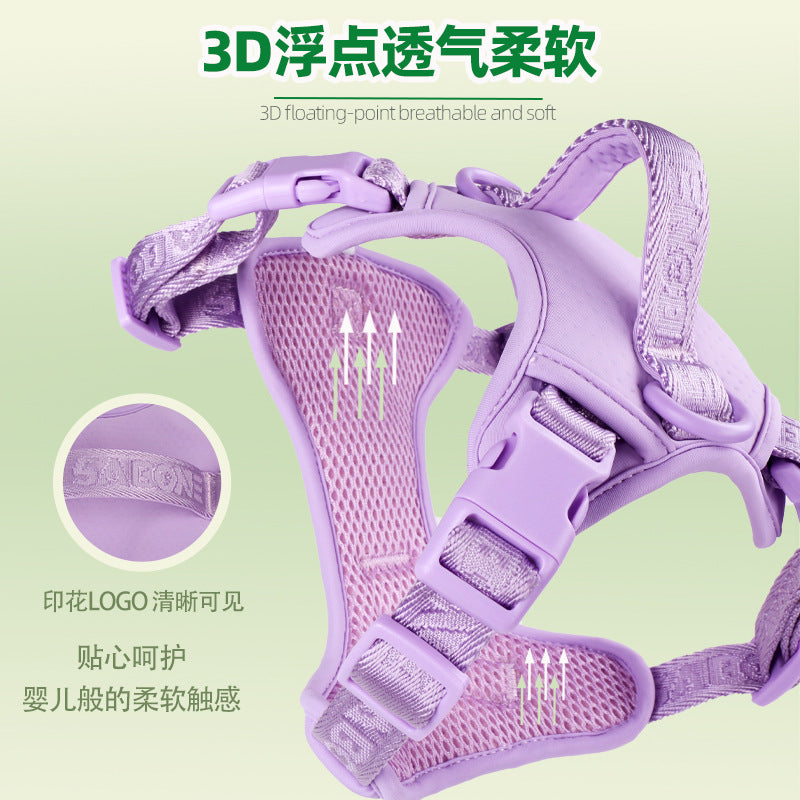 Chest strap, vest type, pet products, dog leash, walking dog chain
