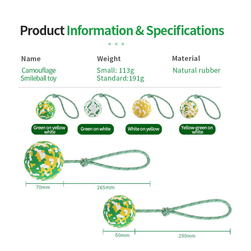 Custom-made Bio-based degradable camouflage toy-S pet dog