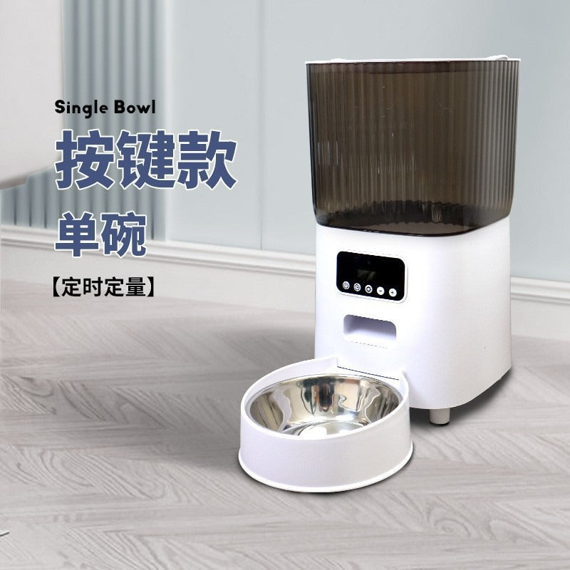 Cross-border explosive pet intelligent feeder cat supplies timing quantitative remote control automatic feeding camera
