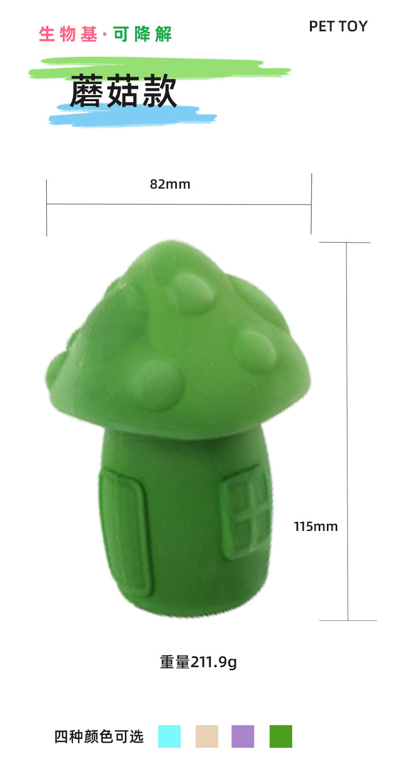 Customized pet toys dog dog toys bite-resistant teeth cleaning natural rubber chewing molar stick spot