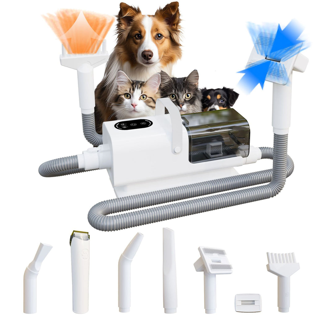 Foreign trade wholesale dog beauty vacuum cleaner beauty kit 11000PA strong suction pet hair