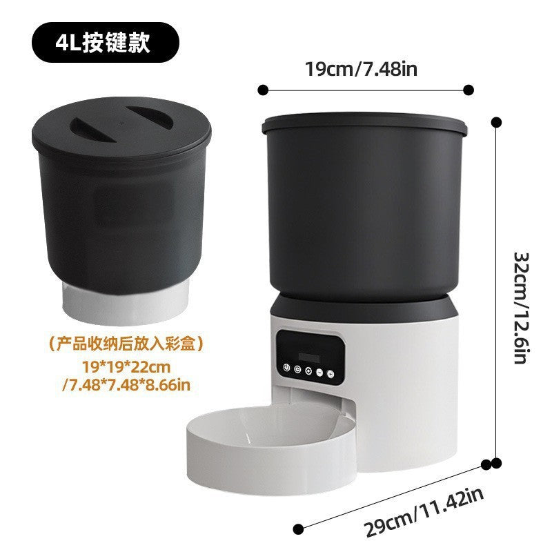 Cross-border explosive pet intelligent feeder cat supplies timing quantitative remote control automatic feeding camera