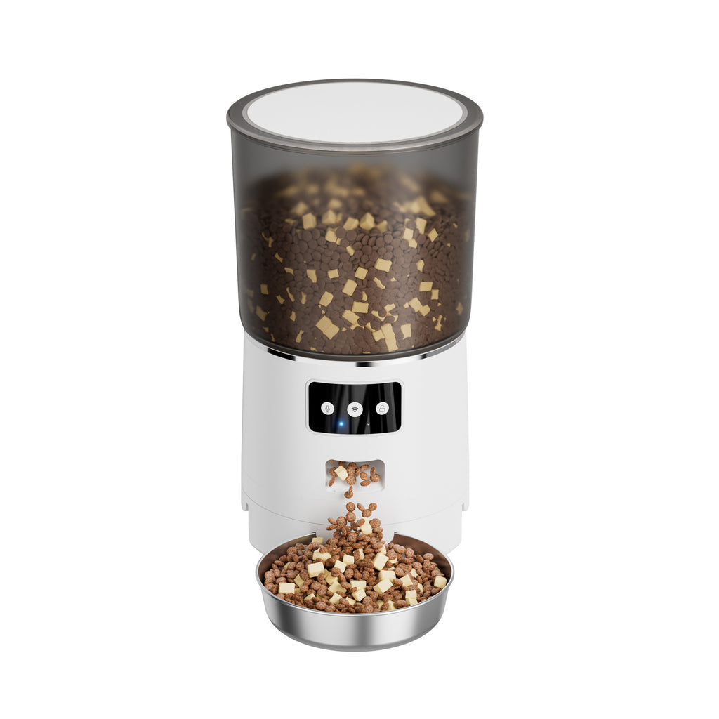 Pet feeder Circulating feeder Cat and dog food warehouse Quantitative timing Meal machine intelligence Intelligent feeder