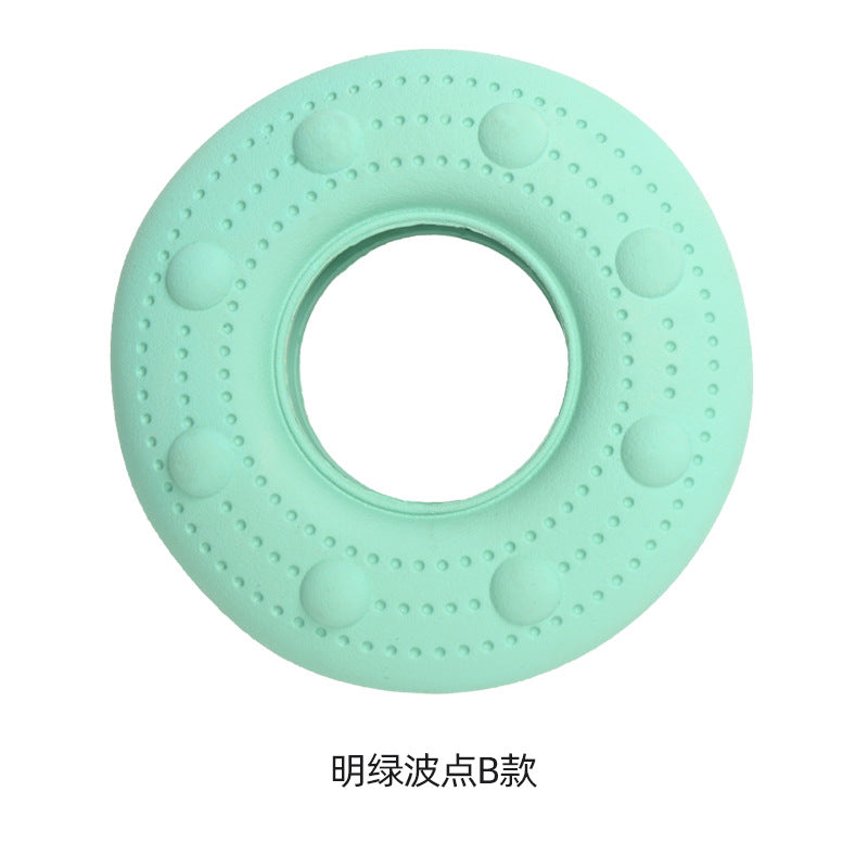 Bio-based biodegradable natural rubber donuts Pet toys, dog toys Cleansing and leaking food