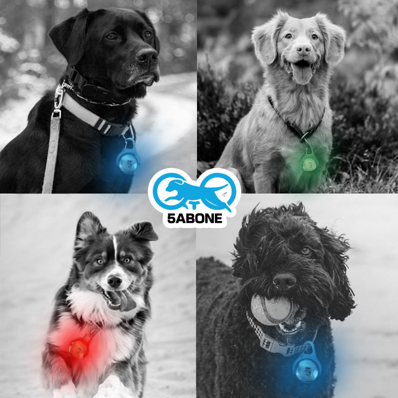 5ABONE Pet Warning light-IPX8 waterproof waterproof intelligent anti-lost lightweight