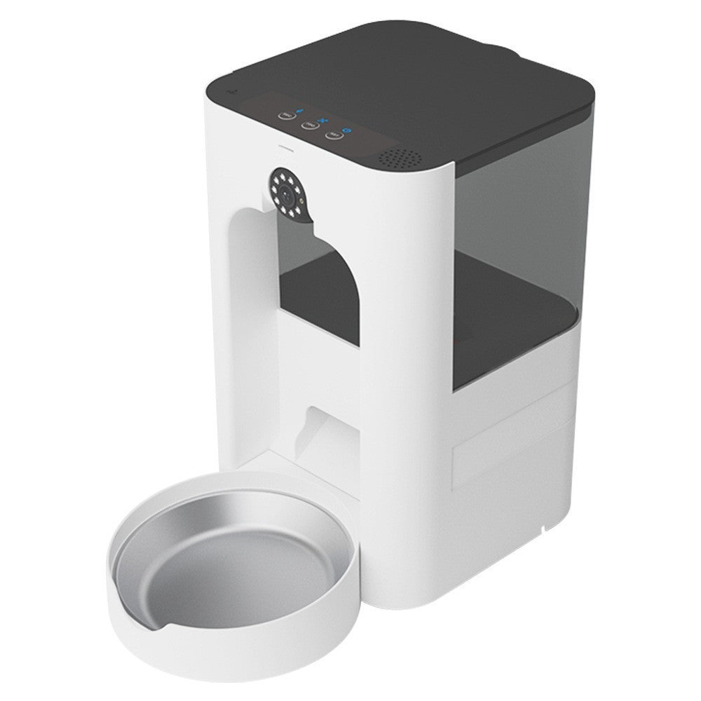 Cross-border explosive pet intelligent feeder cat supplies timing quantitative remote control automatic feeding camera
