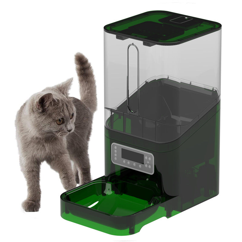 Manufacturer Cross-border Pet Automatic Feeder Four Meals Timed Quantitative 6L Cat and Dog Feeder Feeder Intelligent Feeder